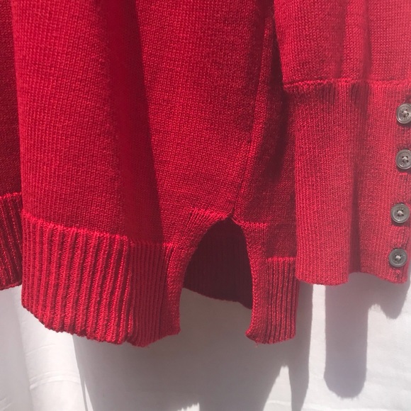 Lauren Ralph Lauren Red Cowl Neck Sweater - Picture 5 of 12